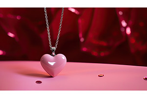 shimmer pink background metallic ai, a Background Photo by pikepicture