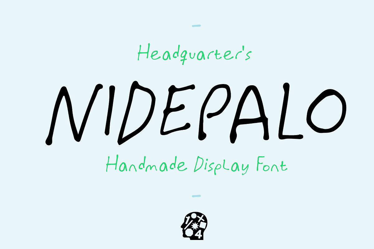 Nidepalo, a Handwritten Font by Headquarters (Photo 1 of 3)