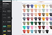 Canva Template Bella Canvas 3001, a Shirt Mockup by lock and page (Thumbnail 3 of 6)