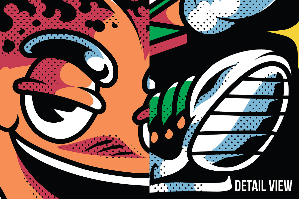 Peach Rock T-Shirt Illustration, a Food Illustration by badsyxn (Photo 3 of 5)