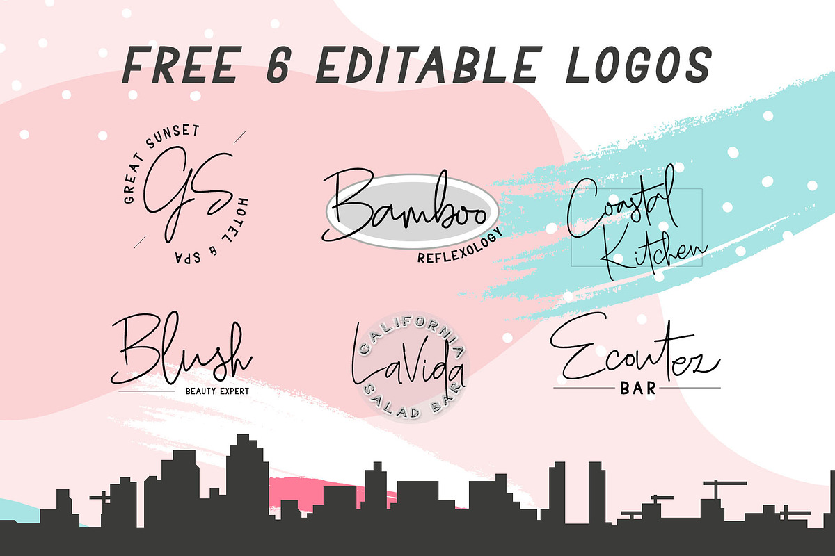 San Diego - Font Duo + Extra Logo preview 2