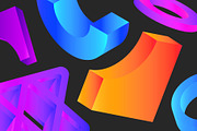 200 Geometry 3D PNG Shapes, an Object Graphic by Graphicdome (Thumbnail 10 of 12)