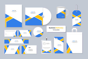 Business Stationery template set, a Templates & Theme by Tanuart