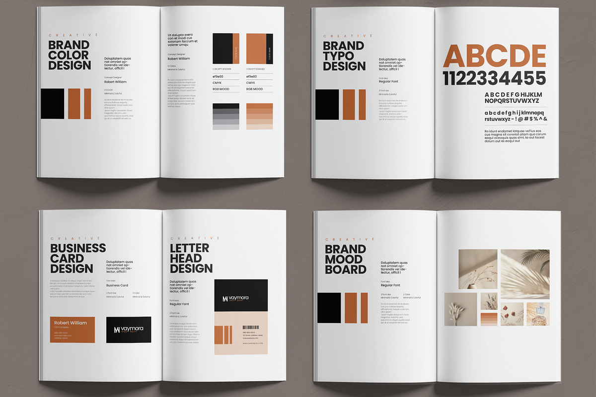 Brand Guideline Book Template, a Brochure Template by MightyDesign (Photo 3 of 6)