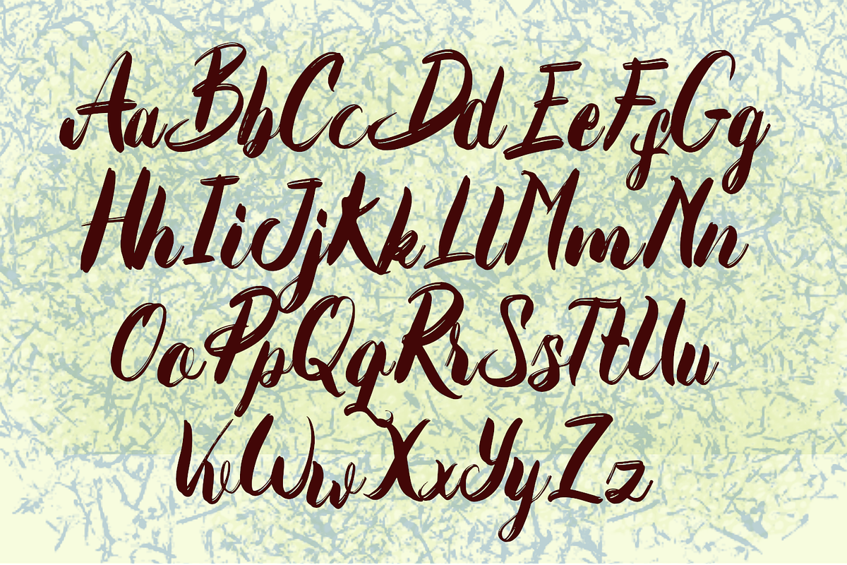 Emphasize hand brush script, a Script Font by SSI.Scraps (Photo 17 of 20)