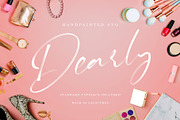 Dearly SVG Font, a Script Font by Fontsgood (Thumbnail 1 of 8)