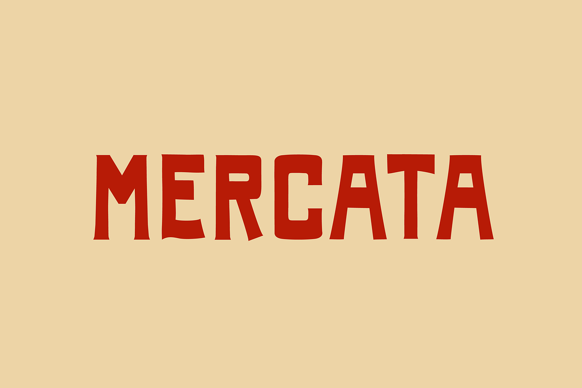 MERCATA, a Handwritten Font by SAMPLE (Photo 1 of 4)