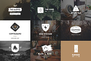 Raw logo collection, a Branding & Logo Template by Optimistic shop (Thumbnail 3 of 3)