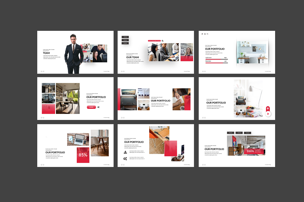 Inserting Powerpoint Template, a Presentation Template by Spesifikstd