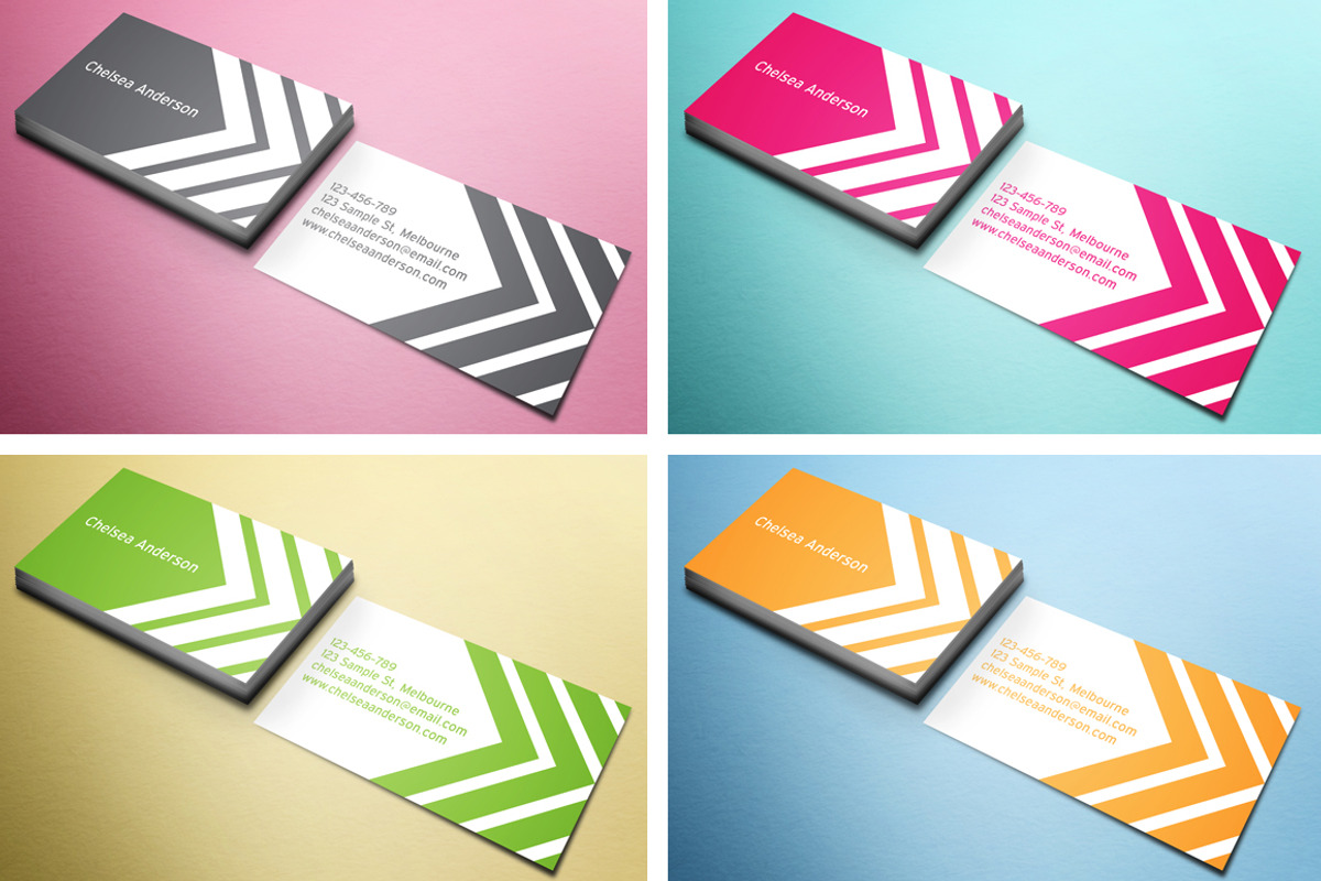 Chelsea Business Card Template, a Business Card Template by Pip Sweet (Photo 3 of 3)