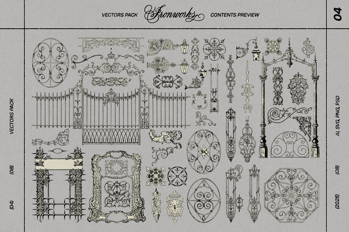 Ironworks Vectors, an Object Graphic by MiksKS (Photo 11 of 15)