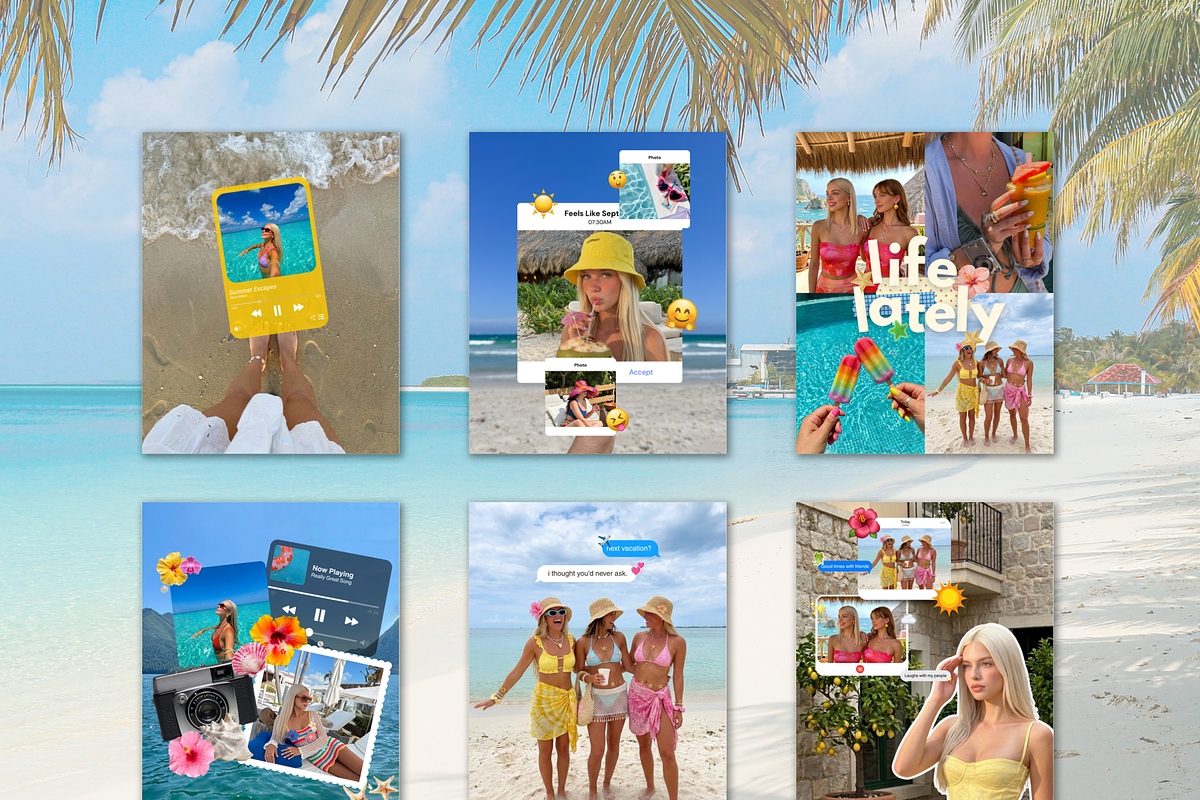 Summer iOS Instagram Posts - Canva, a Social Media Template by TheTemplateTopia (Photo 5 of 9)