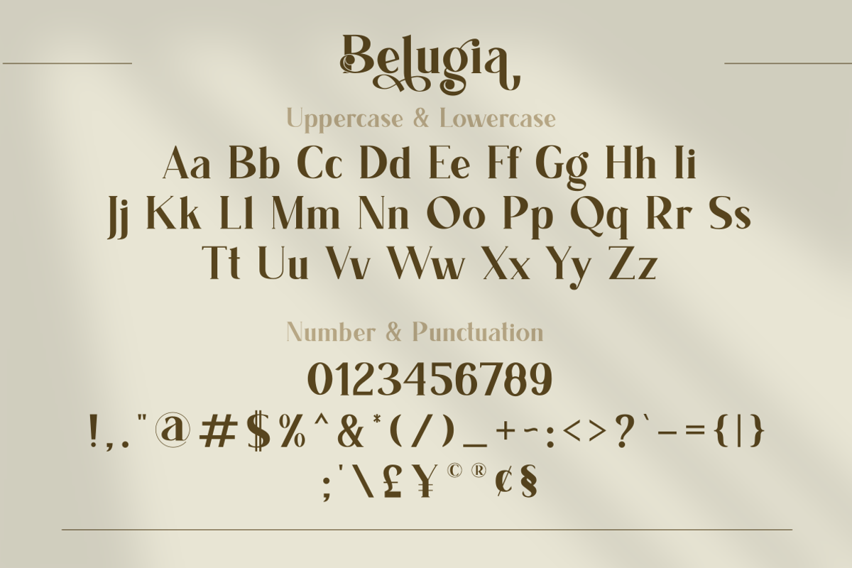 Belugia | Elegant Display Serif, a Serif Font by Rissyletter Studio (Photo 8 of 10)