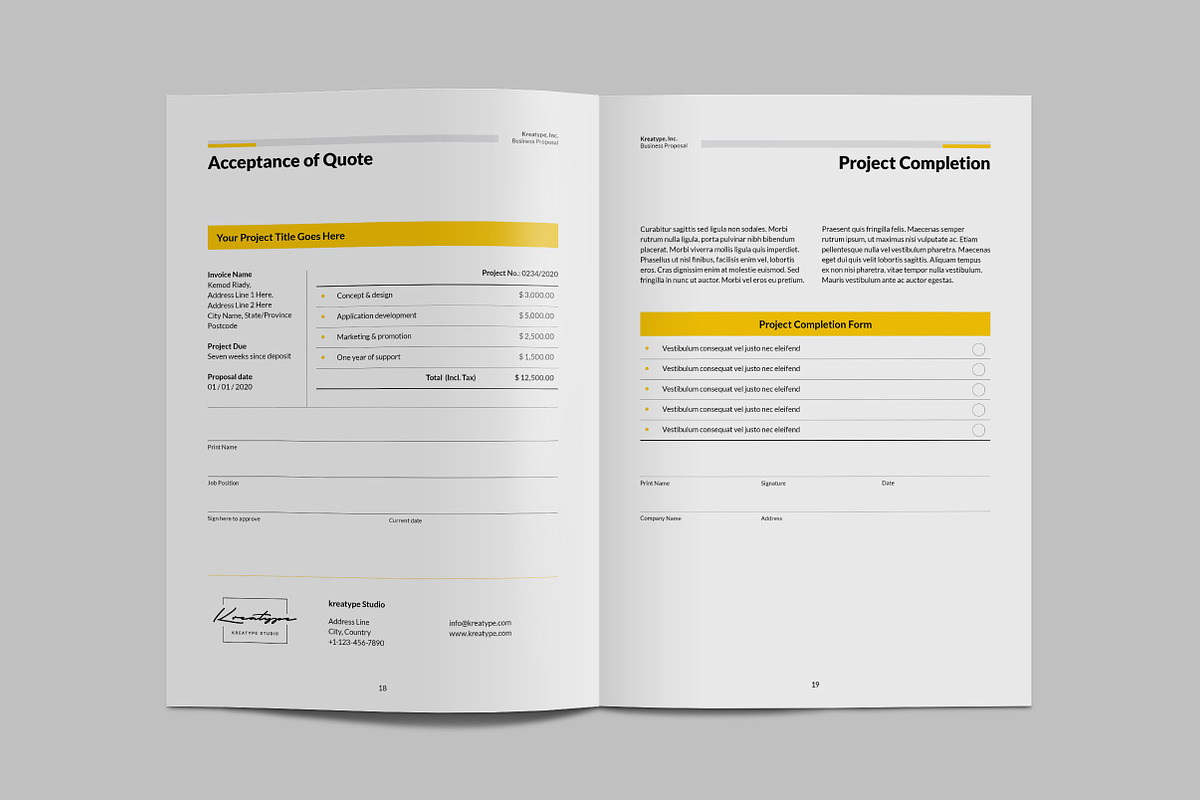 Kreatype Proposal, a Brochure Template by Kreatype Studio (Photo 14 of 15)