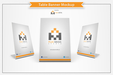 Table Banner Mockup