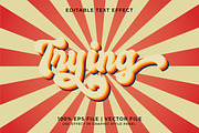 Trying Vintage Text Effect Bundle, a Layer Style Add-On by WM48 Shop (Thumbnail 4 of 10)