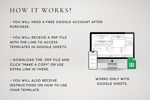 Editable Bill Calendar Google Sheets