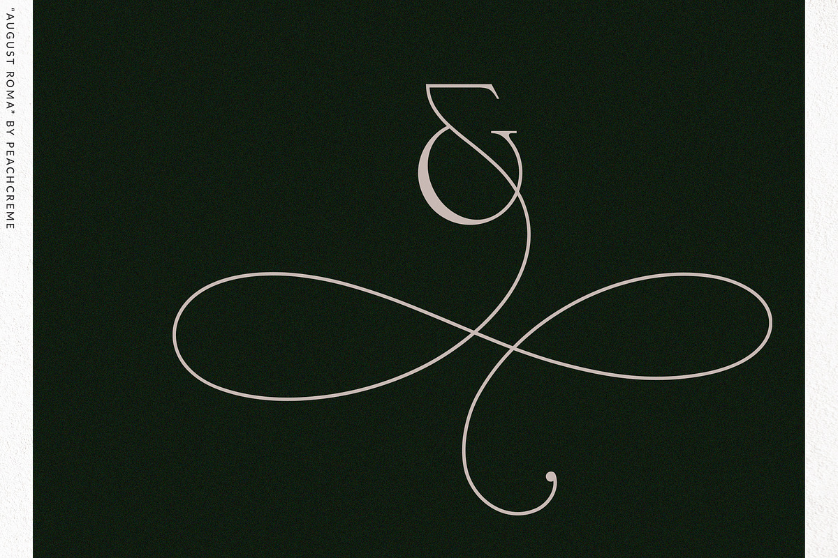 August Roma // luxury serif font, a Serif Font by PeachCreme (Photo 18 of 25)