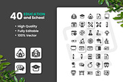 Education And School Icon Pack, a Solid Icon by erifqizeicon (Thumbnail 2 of 3)