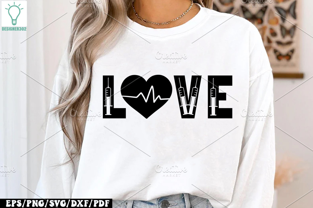 Nurse SVG Bundle, Nurse Quotes SVG, a Graphic by Designer302 (Photo 17 of 32)