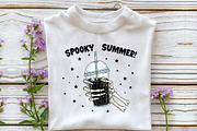 Spooky Summer PNG, an Illustration by DreamCafeArt (Thumbnail 2 of 5)