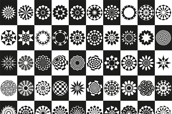 100 Op-Art • Clip-Art preview 2