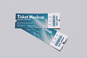 Ticket Mockup, a Product Mockup by Riel Concept (Thumbnail 2 of 5)