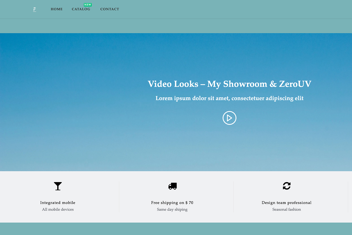 Shopify Cloths eCommerce Theme Blue, a Templates & Theme by Exclusive Themes (Photo 4 of 10)