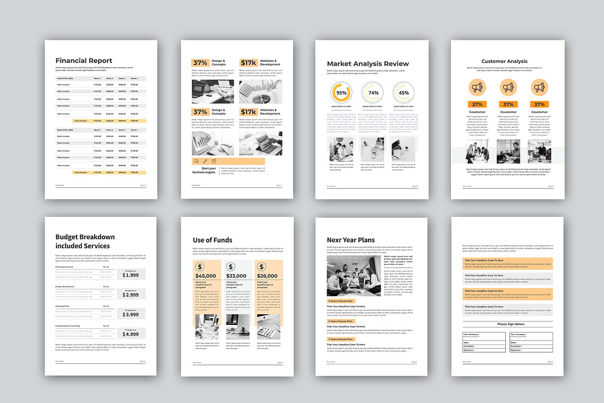 Annual Report | MS Word & Indesign, a Brochure Template by obayes (Photo 4 of 17)