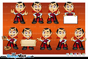 Dracula Character - In 9 Poses, a Person Illustration by DesignWolf (Thumbnail 2 of 2)