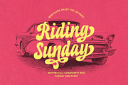 Duckin – Funky Retro Script, a Script Font by Four Lines Std. (Thumbnail 7 of 10)