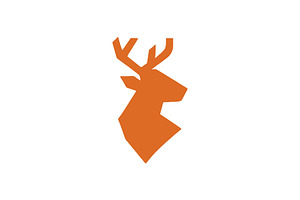 Sharp Abstract Stag Logo, a Branding & Logo Template by Vectorium Studio