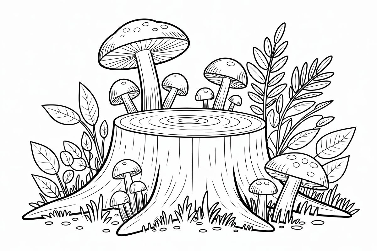 Mushroom Coloring Pages featuring, an Icon by Amazin_art (Photo 5 of 9)