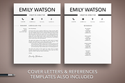 Minimal Resume Template Word/Pages, a Resume Template by The Creative Resume (Thumbnail 4 of 8)