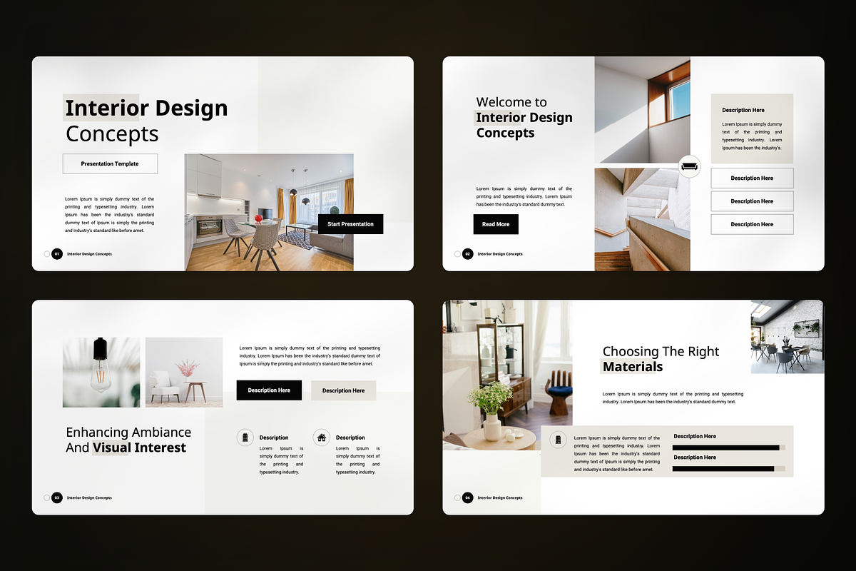 Interior Design Concepts Keynote, a Presentation Template by SquidPixey (Photo 2 of 7)