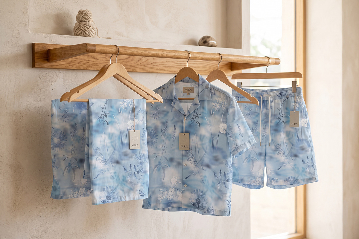 Soft Blue Floral Pattern, a Pattern Graphic by texvogue (Photo 6 of 12)