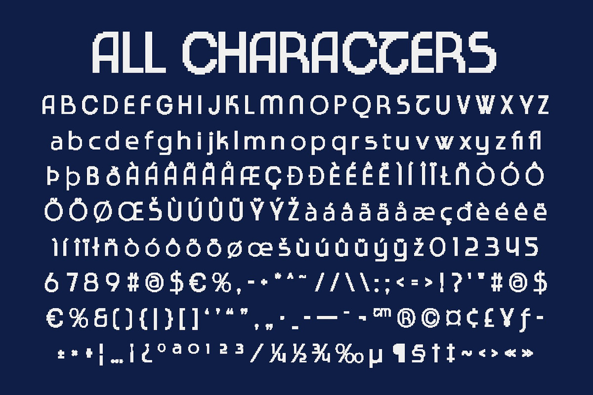 CS Seaton Semipixel, a Sans Serif Font by Craft Supply Co. (Photo 8 of 8)