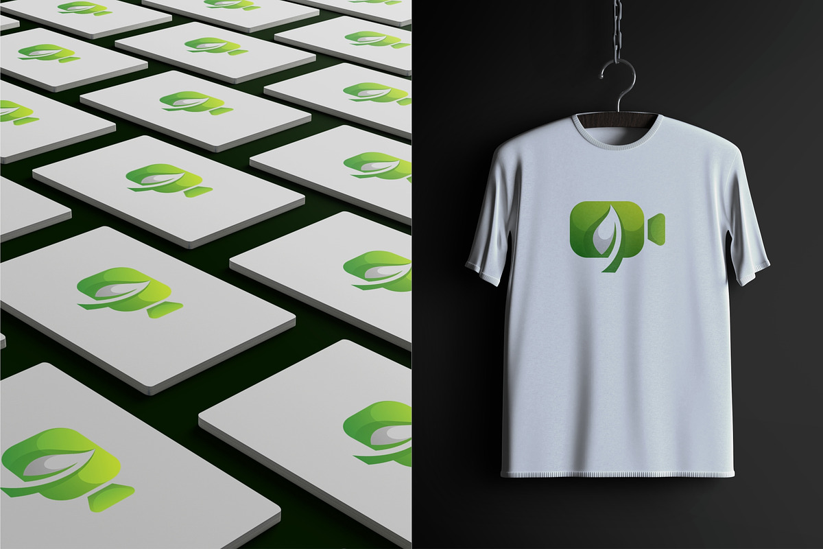 Gradient Modern Eco Camera Logo, a Branding & Logo Template by Artnivora.Std (Photo 4 of 5)