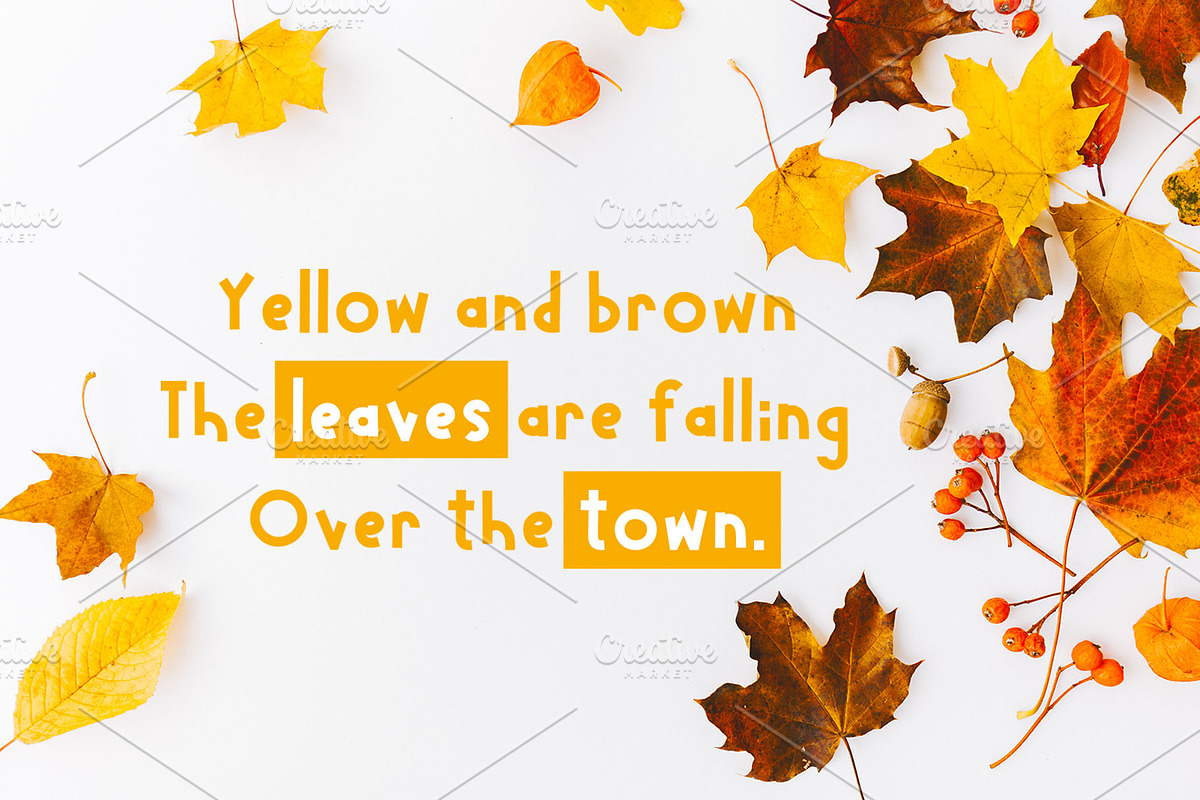 Happy Pumpkin Font preview 3
