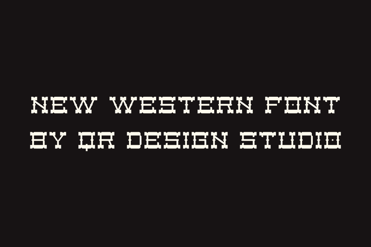 Brown Cowboy Artdeco & Western Font, a Serif Font by QR Design Studio (Photo 3 of 6)