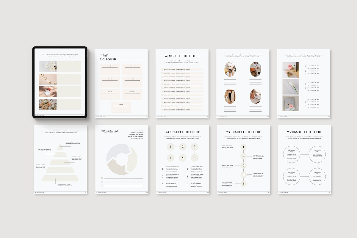 LUCID Coach Workbook Template CANVA, a Print Template by BoldNStudio (Photo 6 of 10)