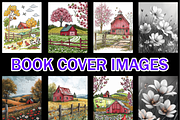 Spring Coloring Pages for Adults-V2, a Seasonal Illustration by Design Home (Thumbnail 2 of 7)