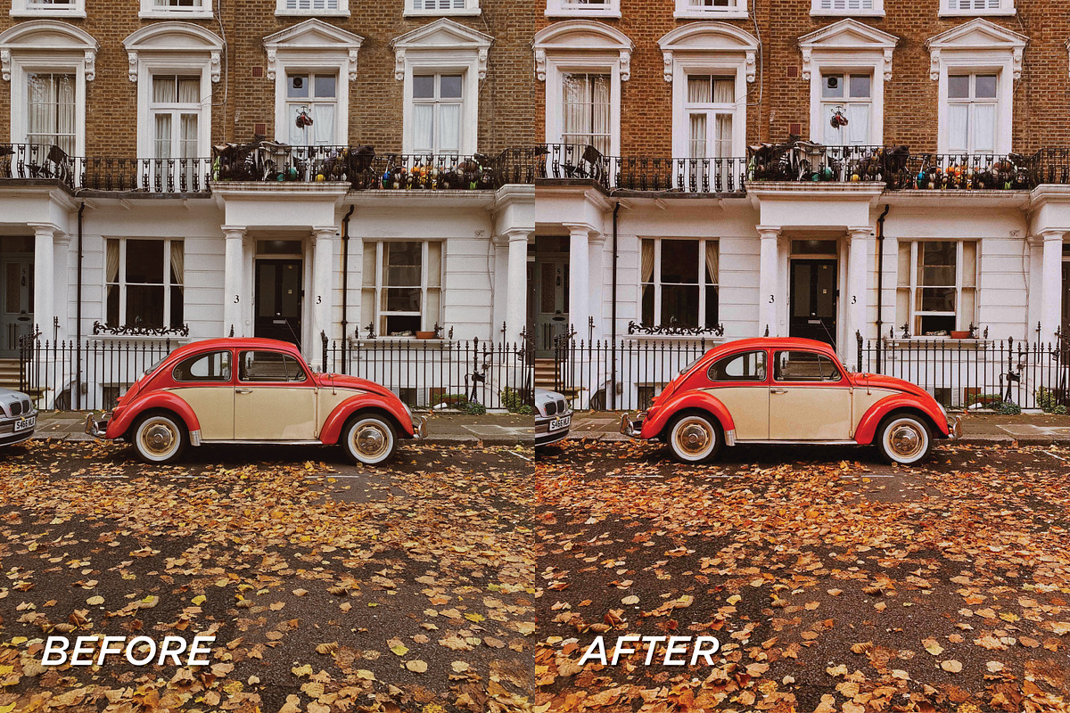 15 Autumnal Lightroom Presets, a Preset Add-On by TheWayfarerShoppe (Photo 4 of 8)
