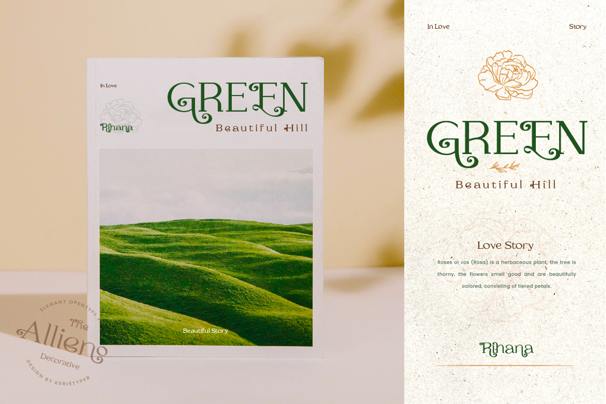 Allieno, a Serif Font by kerismaker (Photo 9 of 12)