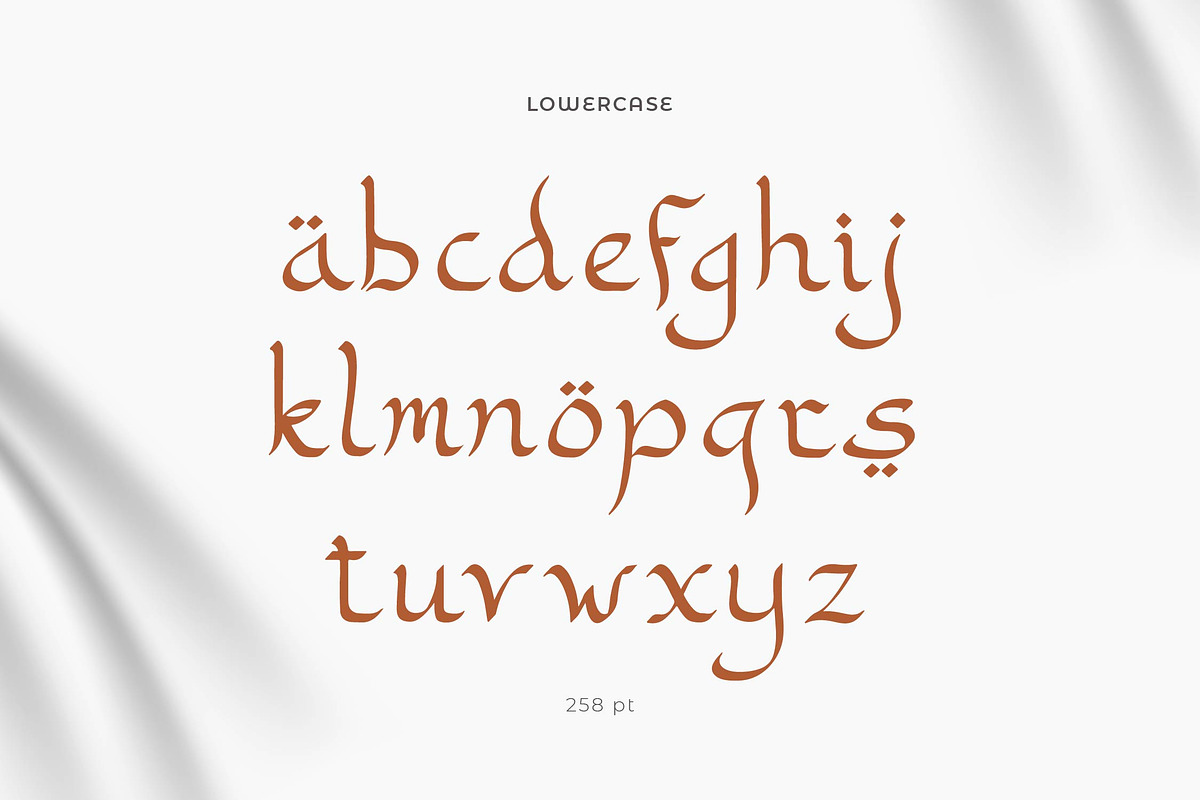 Mutafa’il | Arabic Style Typeface, a Script Font by gracetype_studio (Photo 10 of 14)