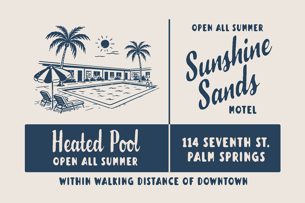 Florida Palms – Tropical Font Duo, a Script Font by Edignwn Type (Photo 2 of 12)