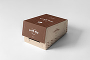 Cake Box Mock-up, a Packaging Mockup by Yogurt86 (Thumbnail 7 of 7)