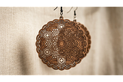 Mandala Earring Vector, an Object Graphic by hafijul (Thumbnail 5 of 11)