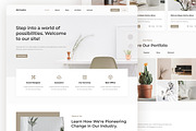 Minimalist Landing Page, an UI Kit Template by ENATIVE (Thumbnail 2 of 4)