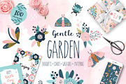 Gentle Garden, a Decorative Illustration by Angelina De Sol (Thumbnail 1 of 12)